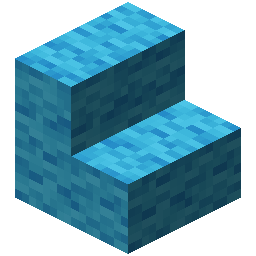 Light Blue Wool Stairs