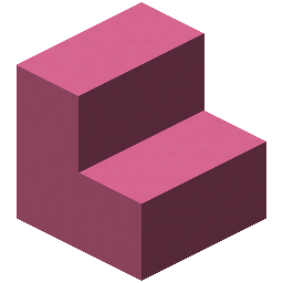 Pink Concrete Stairs